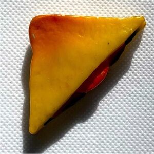 Yellow and Red Toasted Sandwich Vintage Magnet